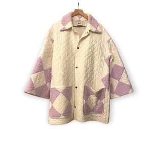 Psychic Outlaw quilted coat. Made from a vintage quilt. Worn twice.